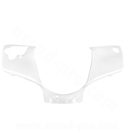 Couvre Guidon Piaggio Zip 2T / 4T - Blanc / Noir Brillant TNT