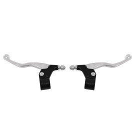 Kit Leviers Frein / Embrayage - Poli / Noir Court