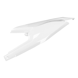Carénage / Coque Arrière Gauche Derbi Senda X-Treme Gilera RCR SMT Aprilia SX à partir de 2018 - Blanc Brillant