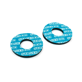 Donuts de poignées de guidon - Bleu / Blanc Stage6