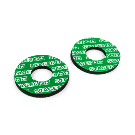 Donuts de poignées de guidon - Vert / Blanc Stage6