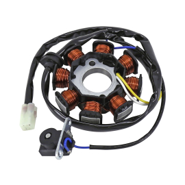 Stator Allumage Kymco Agility Dink Sento Vitality 4T - 8 pôles 3 fils