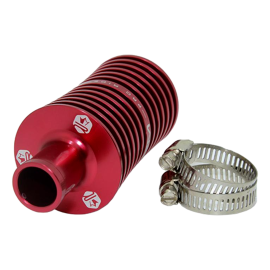 Refroidisseur d'eau sur durite KRM CNC Rouge