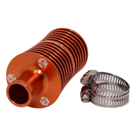 Refroidisseur d'eau sur durite KRM CNC Orange