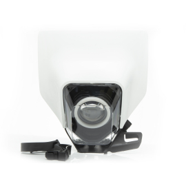 Plaque phare type Husqvarna  - LED Angel Eye connectée Bluetooth - Blanche - TERZO