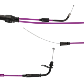 Transmission / câble de gaz Doppler en Téflon adaptable pour MRT / MRX / SMX / RRX / TANGO / RS3 violet