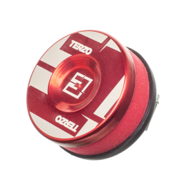 Filtre à air droit diam. 35mm - Terzo Power - Rouge