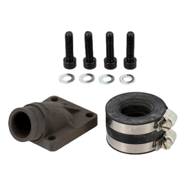 Pipe Admission courte Peugeot 103 SP MVL - 17 / 19mm DOPPLER Open 3d Montage Souple