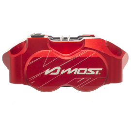Etrier de frein avant radial 4 pistons Most Rouge