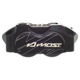 Etrier de frein avant radial 4 pistons Most Noir