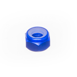 Ecrou freiné nylstop M6 Most aluminium bleu DIN 985