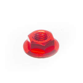 Ecrou avec rondelle intégrée M5 Most aluminium rouge DIN 6923