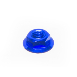 Ecrou avec rondelle intégrée M5 Most aluminium bleu DIN 6923