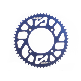 Couronne alu Most 428 - 53 dents Beta RR Bleu