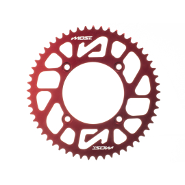 Couronne alu Most 420 53 dents Beta RR Rouge