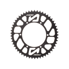 Couronne alu Most 420 - 53 dents Derbi Senda Euro 4 - DRD et GPR Noir