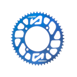 Couronne alu Most 420 - 53 dents Beta RR Bleu