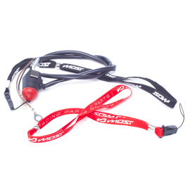 Coupe circuit aimanté Most capuchon rouge lanière rouge