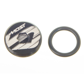 Bouchon de culasse Most Derbi Gilera Aprilia Euro 4 noir