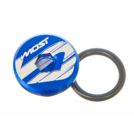 Bouchon de culasse Most Derbi Gilera Aprilia Euro 3 bleu