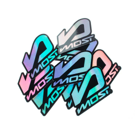 Autocollant Most Holographique 65x50mm