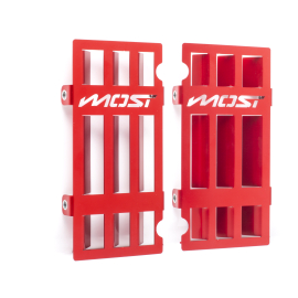 Ailette radiateur et réservoir d'huile Most Rieju MRT Rouge