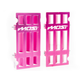 Ailette radiateur et réservoir d'huile Most Rieju MRT Rose