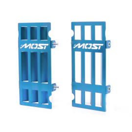 Ailette radiateur et réservoir d'huile Most Rieju MRT Bleu