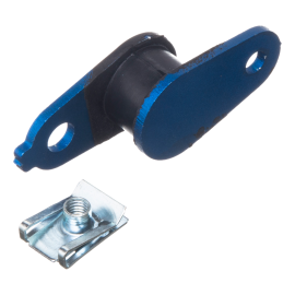 Silentbloc d'échappement Watts 76.5mm bleu