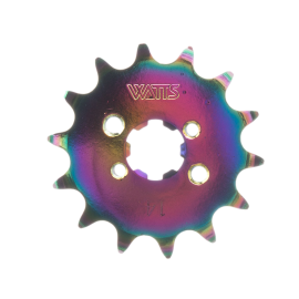 Pignon Watts Derbi après 99 Z14 420 titane bleu