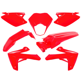 Kit carénage Watts Rieju MRT et MRT PRO rouge