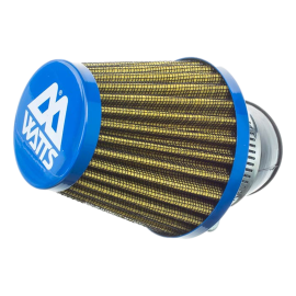 Filtre à air Watts type K&N bleu 28-35mm incliné