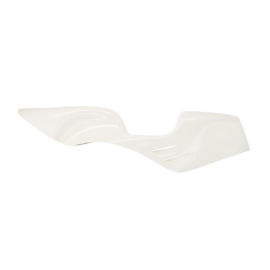 Selle / monocoque polyester blanche adaptable MBK 51 Magnum Racing