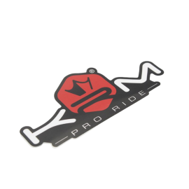 Autocollant KRM Pro Ride 170x80 mm Rouge