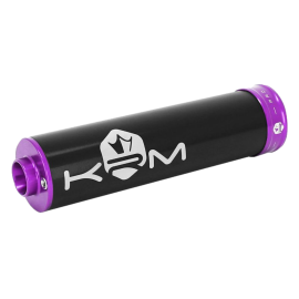 Silenciador d'escape KRM Pro RIDE 50-70cc negro/violeta