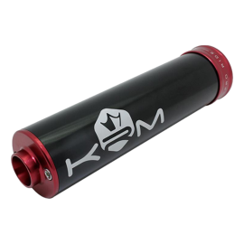 Silencieux d'échappement KRM Pro Ride 70-90cc noir/rouge