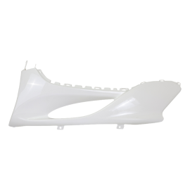 Bas de caisse gauche TNT adaptable MBK Mach G Yamaha Jog blanc