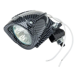 Feu avant additionnel Watts 12V 35W orientable-Carbone