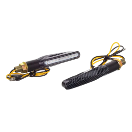 Clignotants Watts Poursuite 9 LEDs séquentiels carbone