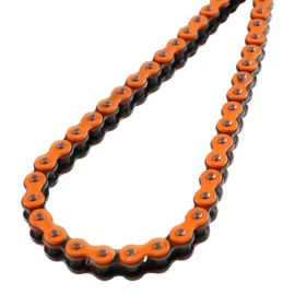 Chaine Doppler 420 134M renforcée Orange Mécaboite