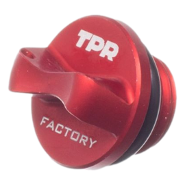 Bouchon d'huile Top Performances Minarelli AM6 rouge