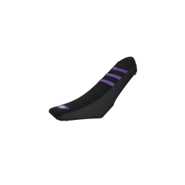 Housse de selle Mecaboite Doppler adaptable Sherco SM-R après 2013 – Noir / Violet