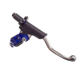 Levier d'embrayage complet cross enduro bleu