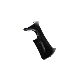 Tablier avant gauche adaptable MBK Ovetto/ Yamaha Neos après 2008 Noir brillant