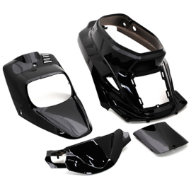 Kit carénage complet MBK Booster avant 2004 9 pièces noir