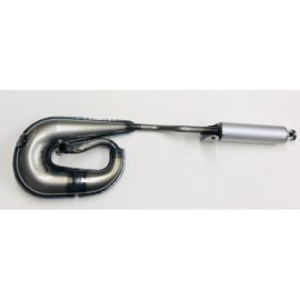 Pot d'échappement serpentin Piaggio ciao silencieux aluminium diam. 50mm