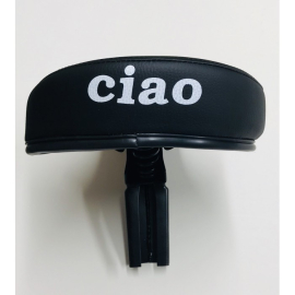 Selle noire PIAGGIO CIAO avec inscription