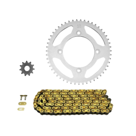 Kit chaîne Afam 420 132 maillons acier Beta RR 50 Enduro