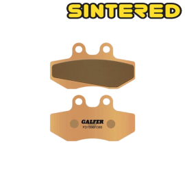 Plaquettes de frein Galfer adaptables Derbi DRD / GPR / XR6 / Beta RR / Sherco