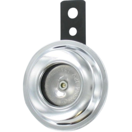 Klaxon 12V zingué chromé Ø70mm
